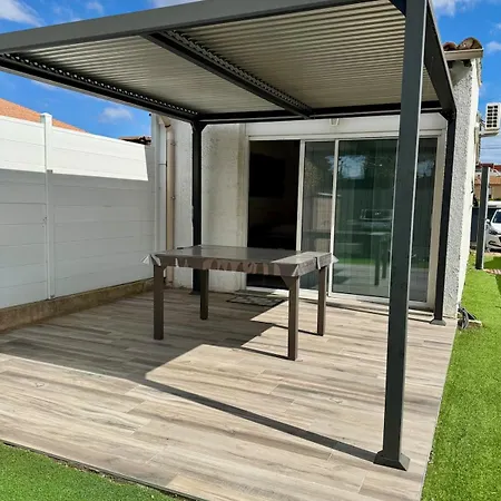Plein Sud - 3 Pers - - Terrasse - Barbecue - Clim - Parking -histoire De Cles Апартаменты Агд